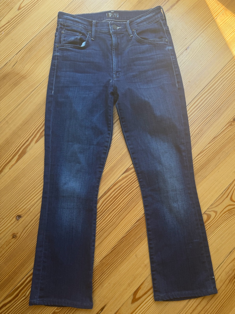 MOTHER Dark wash Insider ankle jeans
